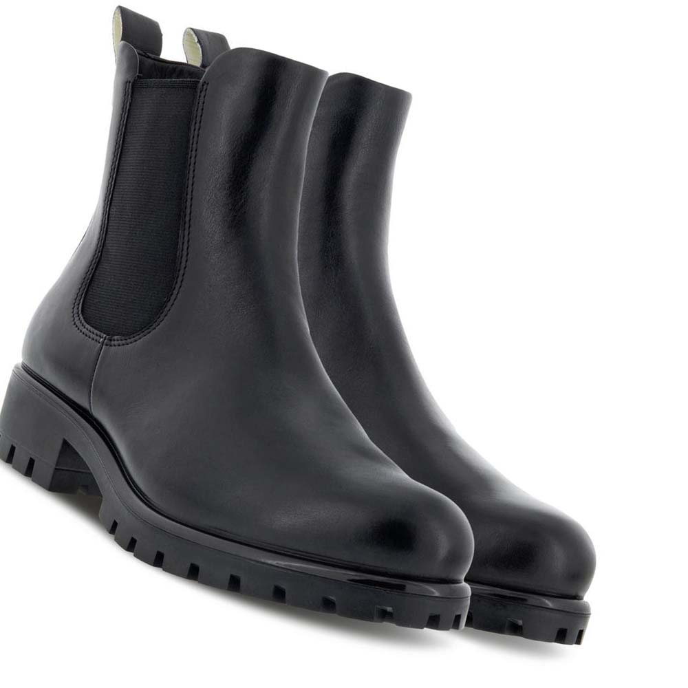 Women's Ecco Modtray Chelsea Boots Black | USA 15BEX